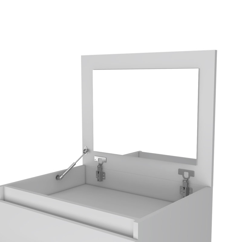 Dresser mirror with jewelry storage discount